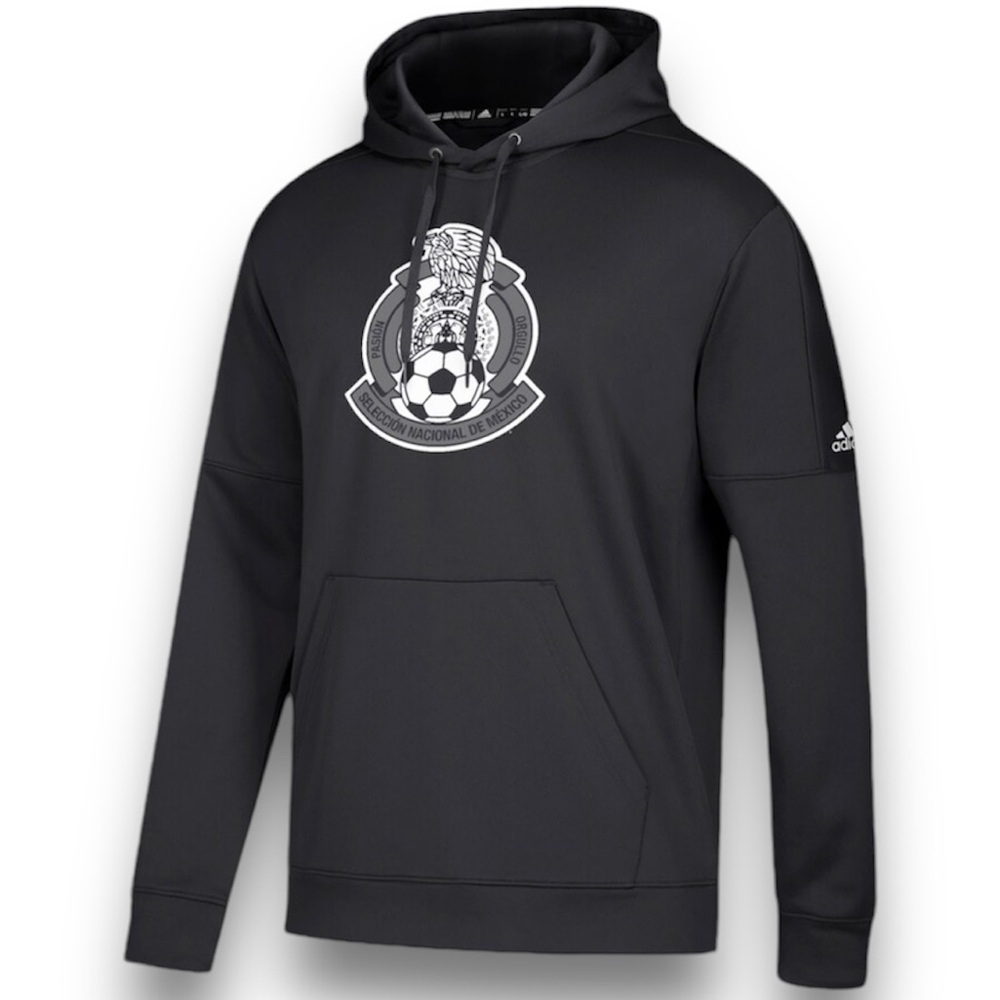 Adidas Men’s Mexico National Team Pullover Hoodie Black XL NWT